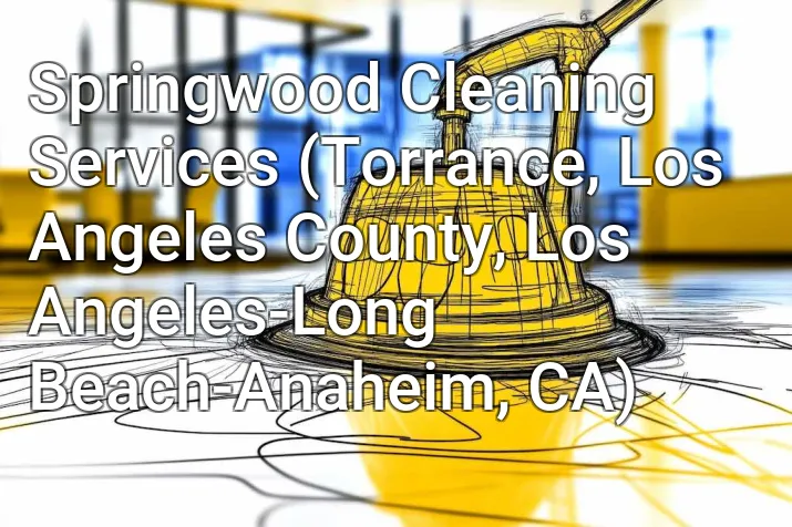 Springwood Cleaning Services (Torrance, Los Angeles County, Los Angeles-Long Beach-Anaheim, CA)