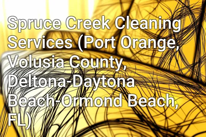 Spruce Creek Cleaning Services (Port Orange, Volusia County, Deltona-Daytona Beach-Ormond Beach, FL)
