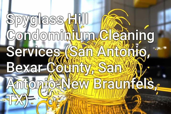 Spyglass Hill Condominium Cleaning Services (San Antonio, Bexar County, San Antonio-New Braunfels, TX)