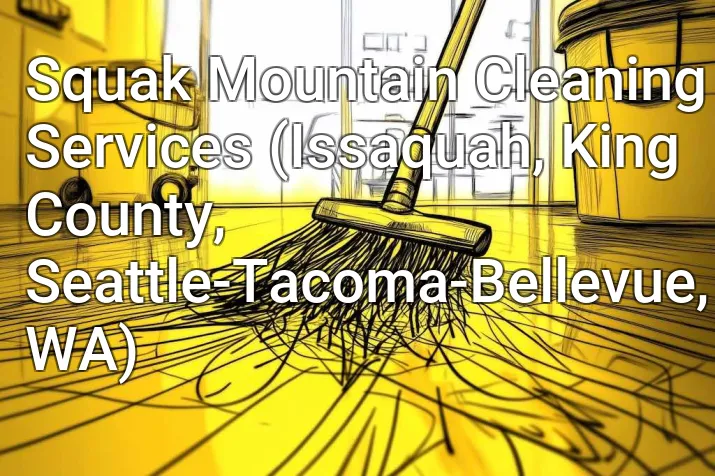 Squak Mountain Cleaning Services (Issaquah, King County, Seattle-Tacoma-Bellevue, WA)