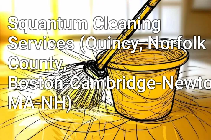 Squantum Cleaning Services (Quincy, Norfolk County, Boston-Cambridge-Newton, MA-NH)