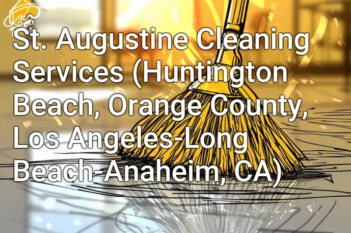 St. Augustine Cleaning Services (Huntington Beach, Orange County, Los Angeles-Long Beach-Anaheim, CA)