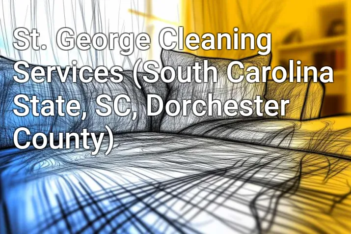 St. George Cleaning Services (South Carolina State, SC, Dorchester County)