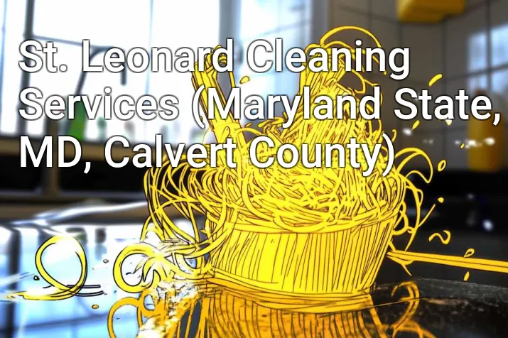 St. Leonard Cleaning Services (Maryland State, MD, Calvert County)