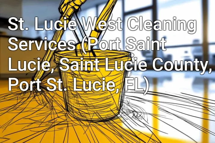 St. Lucie West Cleaning Services (Port Saint Lucie, Saint Lucie County, Port St. Lucie, FL)