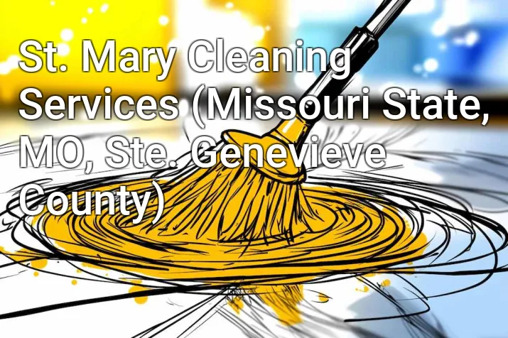 St. Mary Cleaning Services (Missouri State, MO, Ste. Genevieve County)