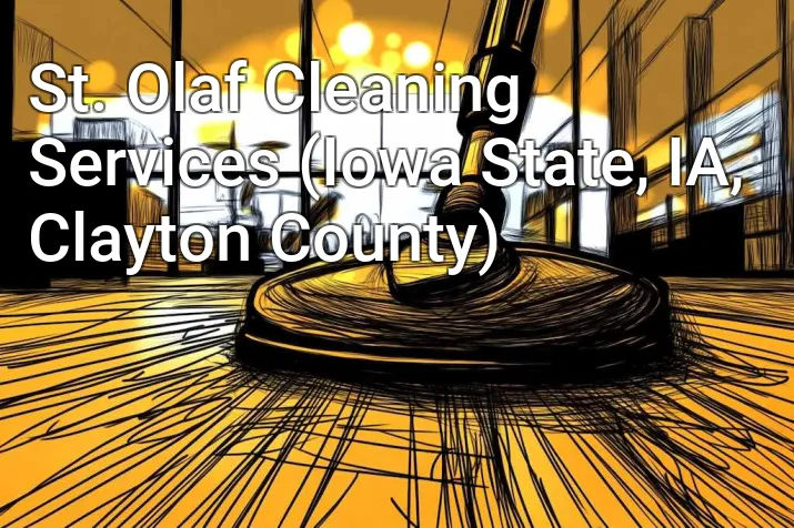 St. Olaf Cleaning Services (Iowa State, IA, Clayton County)