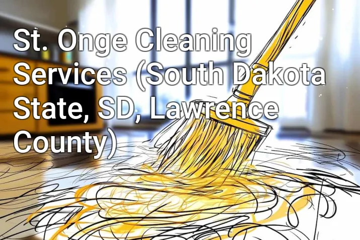 St. Onge Cleaning Services (South Dakota State, SD, Lawrence County)