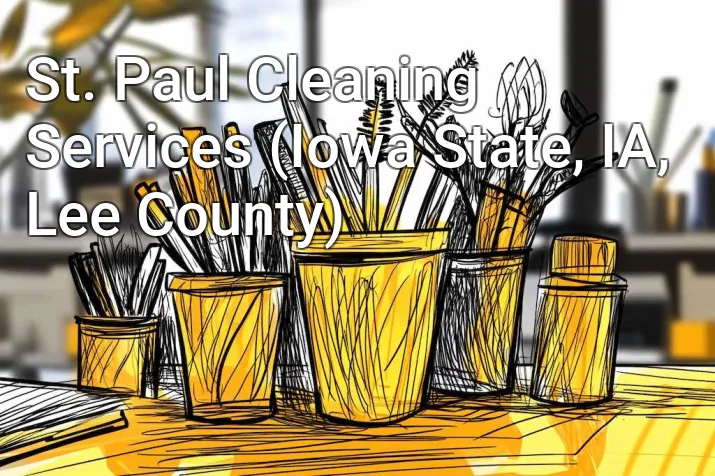 St. Paul Cleaning Services (Iowa State, IA, Lee County)