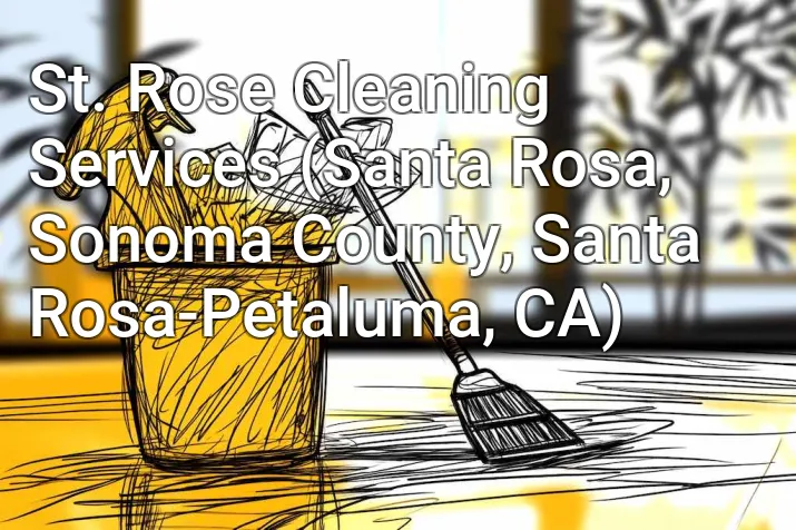 St. Rose Cleaning Services (Santa Rosa, Sonoma County, Santa Rosa-Petaluma, CA)