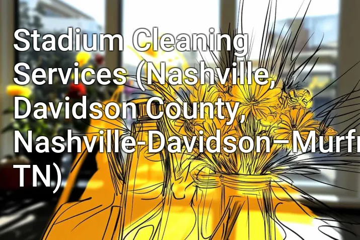 Stadium Cleaning Services (Nashville, Davidson County, Nashville-Davidson–Murfreesboro–Franklin, TN)