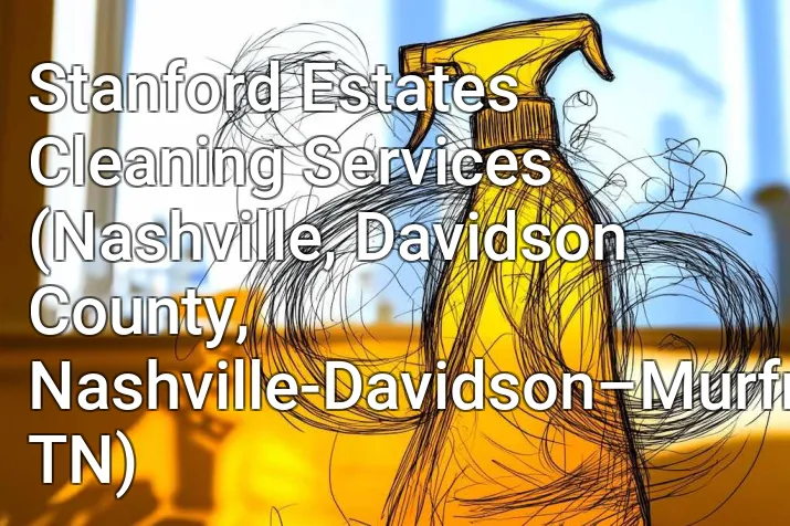 Stanford Estates Cleaning Services (Nashville, Davidson County, Nashville-Davidson–Murfreesboro–Franklin, TN)