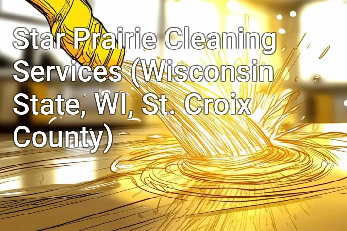 Star Prairie Cleaning Services (Wisconsin State, WI, St. Croix County)