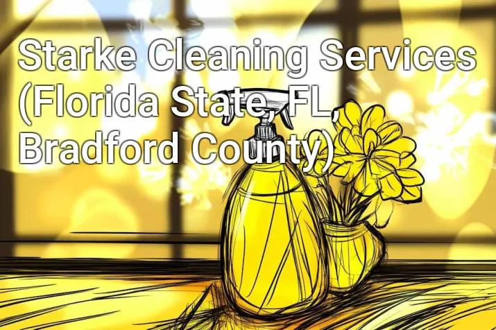 Starke Cleaning Services (Florida State, FL, Bradford County)