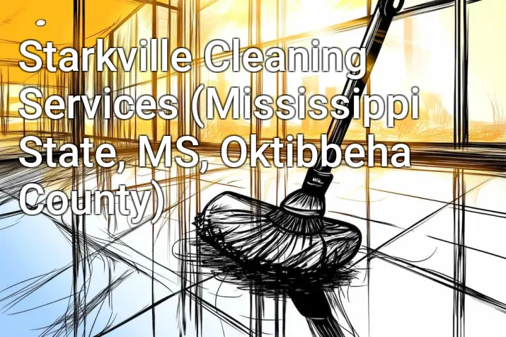 Starkville Cleaning Services (Mississippi State, MS, Oktibbeha County)