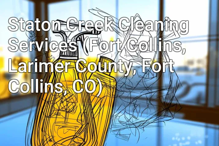 Staton Creek Cleaning Services (Fort Collins, Larimer County, Fort Collins, CO)