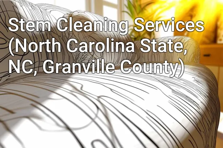 Stem Cleaning Services (North Carolina State, NC, Granville County)