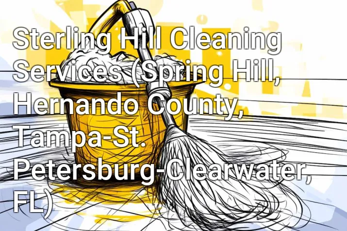 Sterling Hill Cleaning Services (Spring Hill, Hernando County, Tampa-St. Petersburg-Clearwater, FL)