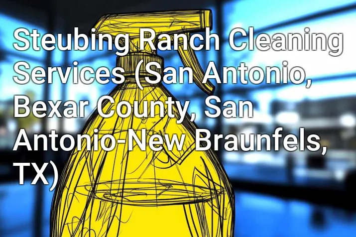 Steubing Ranch Cleaning Services (San Antonio, Bexar County, San Antonio-New Braunfels, TX)