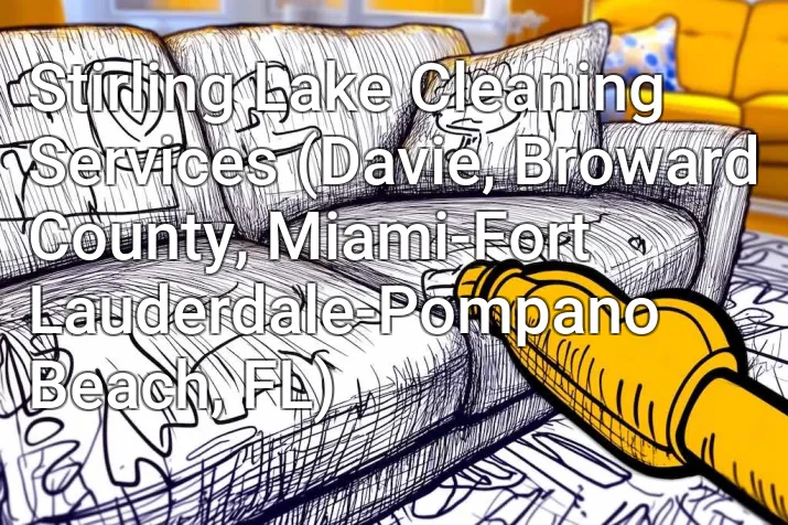 Stirling Lake Cleaning Services (Davie, Broward County, Miami-Fort Lauderdale-Pompano Beach, FL)