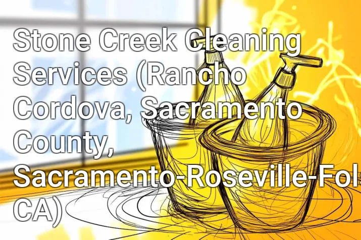 Stone Creek Cleaning Services (Rancho Cordova, Sacramento County, Sacramento-Roseville-Folsom, CA)