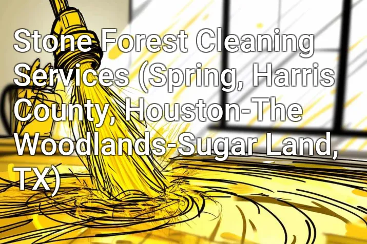 Stone Forest Cleaning Services (Spring, Harris County, Houston-The Woodlands-Sugar Land, TX)