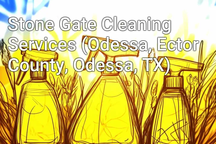 Stone Gate Cleaning Services (Odessa, Ector County, Odessa, TX)