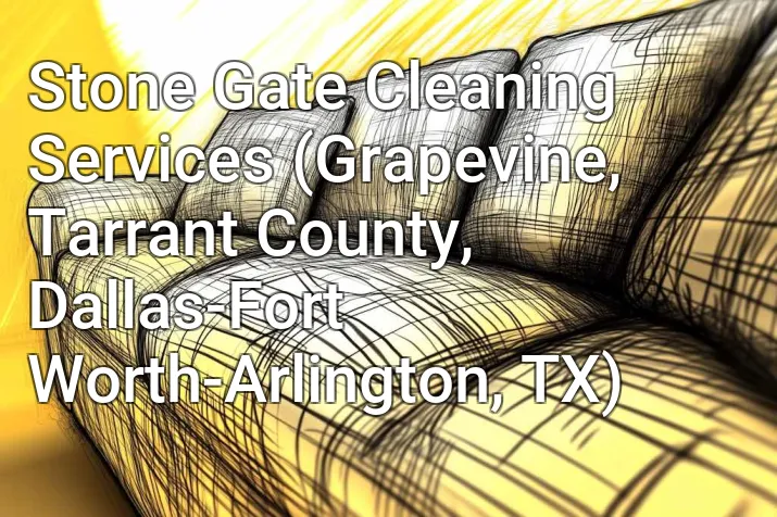 Stone Gate Cleaning Services (Grapevine, Tarrant County, Dallas-Fort Worth-Arlington, TX)