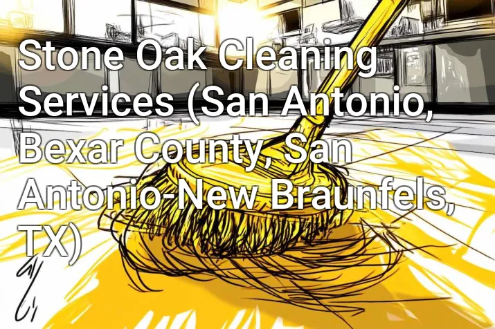 Stone Oak Cleaning Services (San Antonio, Bexar County, San Antonio-New Braunfels, TX)