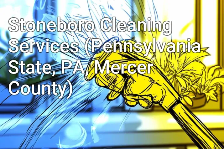 Stoneboro Cleaning Services (Pennsylvania State, PA, Mercer County)