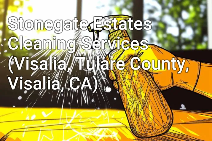 Stonegate Estates Cleaning Services (Visalia, Tulare County, Visalia, CA)