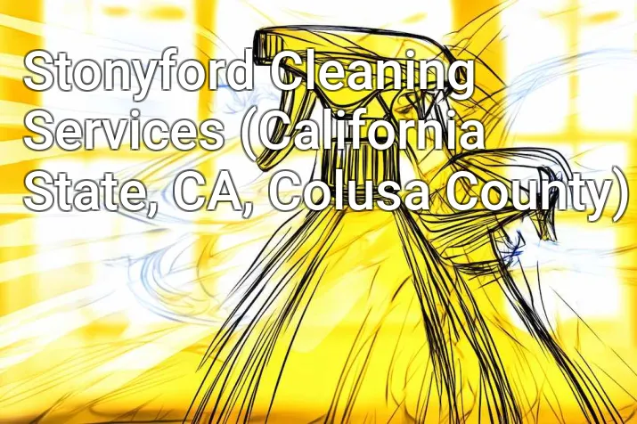 Stonyford Cleaning Services (California State, CA, Colusa County)