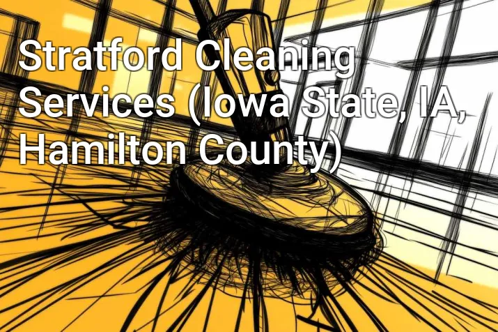 Stratford Cleaning Services (Iowa State, IA, Hamilton County)