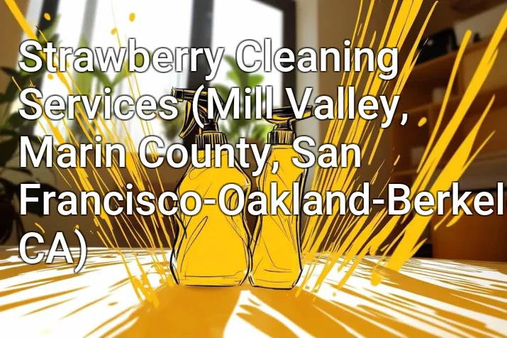Strawberry Cleaning Services (Mill Valley, Marin County, San Francisco-Oakland-Berkeley, CA)