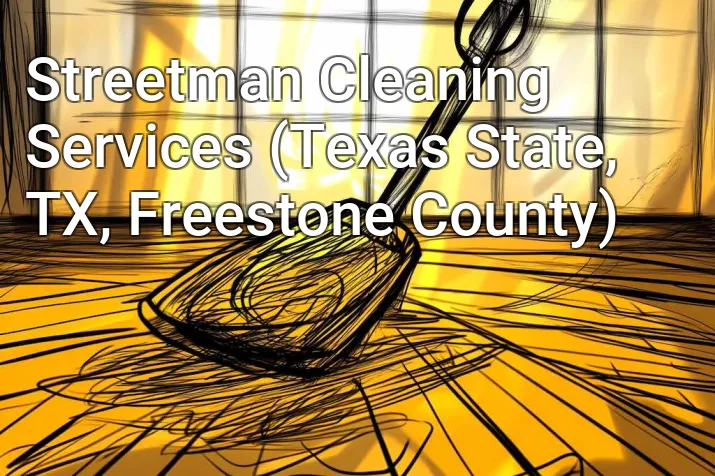 Streetman Cleaning Services (Texas State, TX, Freestone County)