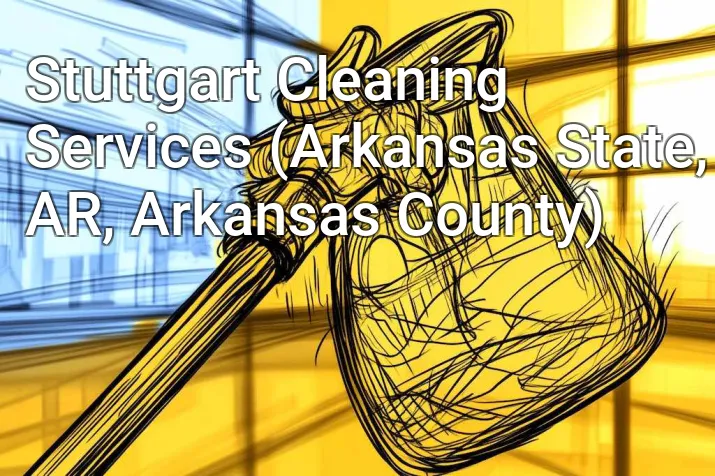Stuttgart Cleaning Services (Arkansas State, AR, Arkansas County)