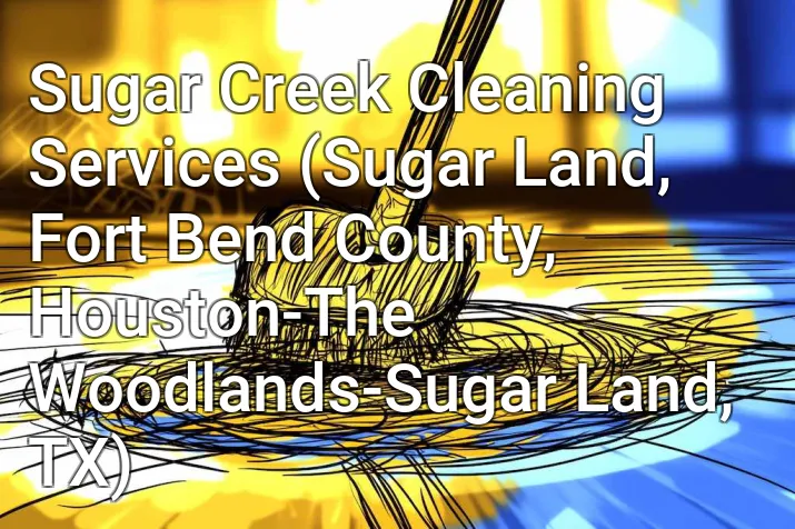 Sugar Creek Cleaning Services (Sugar Land, Fort Bend County, Houston-The Woodlands-Sugar Land, TX)