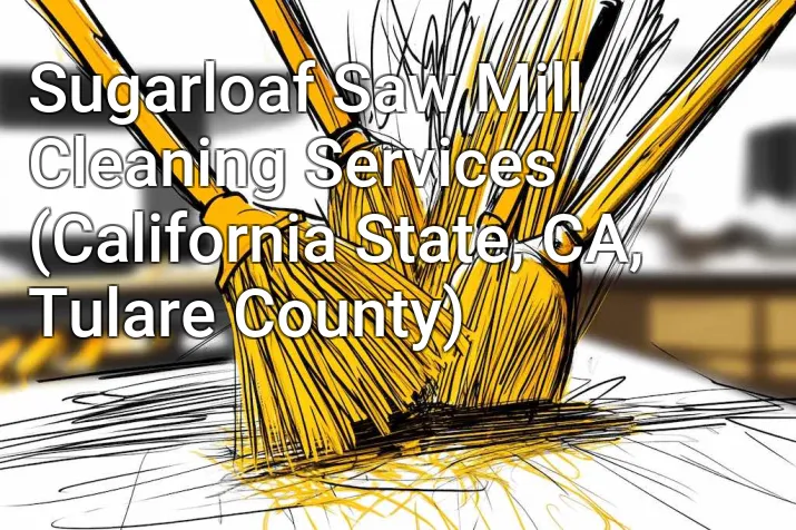 Sugarloaf Saw Mill Cleaning Services (California State, CA, Tulare County)