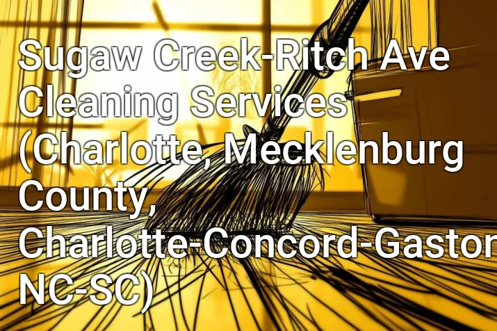 Sugaw Creek-Ritch Ave Cleaning Services (Charlotte, Mecklenburg County, Charlotte-Concord-Gastonia, NC-SC)