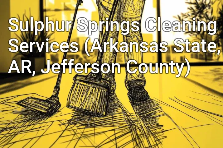 Sulphur Springs Cleaning Services (Arkansas State, AR, Jefferson County)