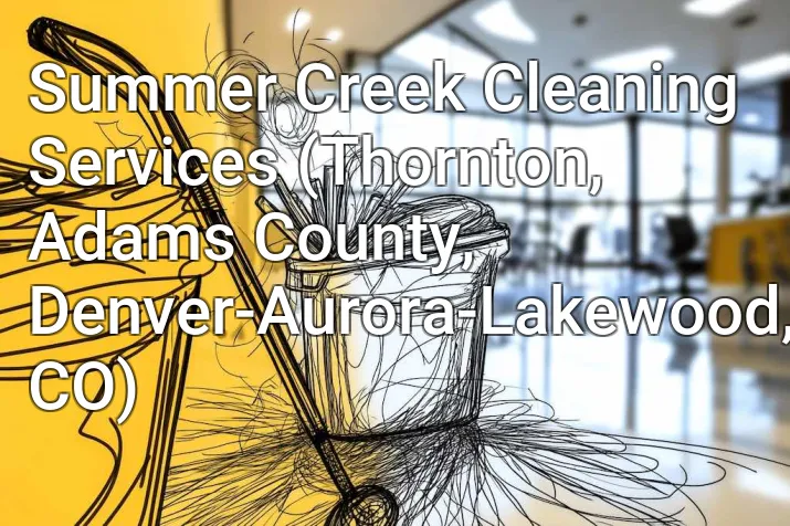Summer Creek Cleaning Services (Thornton, Adams County, Denver-Aurora-Lakewood, CO)