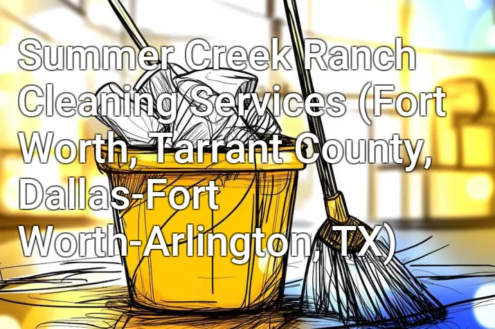 Summer Creek Ranch Cleaning Services (Fort Worth, Tarrant County, Dallas-Fort Worth-Arlington, TX)