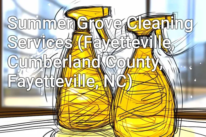Summer Grove Cleaning Services (Fayetteville, Cumberland County, Fayetteville, NC)