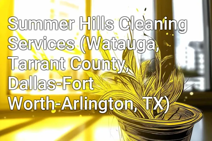 Summer Hills Cleaning Services (Watauga, Tarrant County, Dallas-Fort Worth-Arlington, TX)