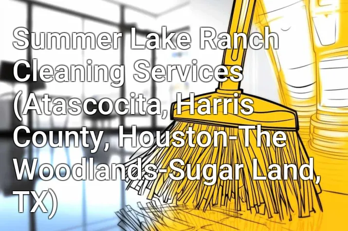 Summer Lake Ranch Cleaning Services (Atascocita, Harris County, Houston-The Woodlands-Sugar Land, TX)