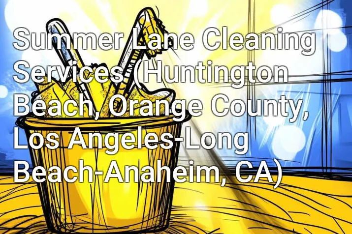 Summer Lane Cleaning Services (Huntington Beach, Orange County, Los Angeles-Long Beach-Anaheim, CA)