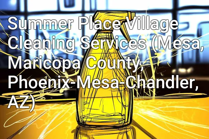 Summer Place Village Cleaning Services (Mesa, Maricopa County, Phoenix-Mesa-Chandler, AZ)