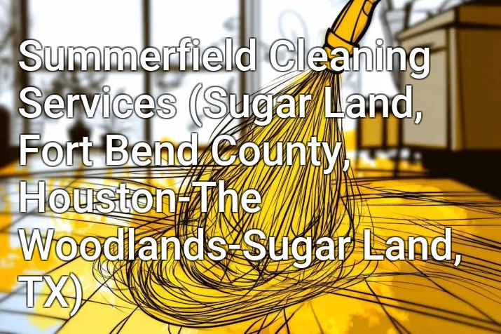 Summerfield Cleaning Services (Sugar Land, Fort Bend County, Houston-The Woodlands-Sugar Land, TX)