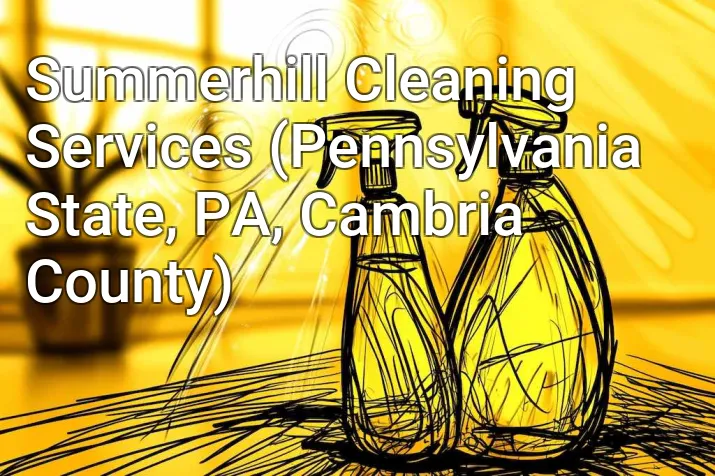 Summerhill Cleaning Services (Pennsylvania State, PA, Cambria County)