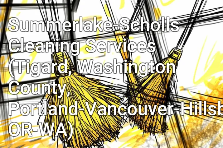 Summerlake-Scholls Cleaning Services (Tigard, Washington County, Portland-Vancouver-Hillsboro, OR-WA)